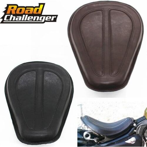 For Harley Dyna Fatboy Sportster Softail XL1200 XL883 For Motorcycle Black/Brown Solo Seat Saddle Seat