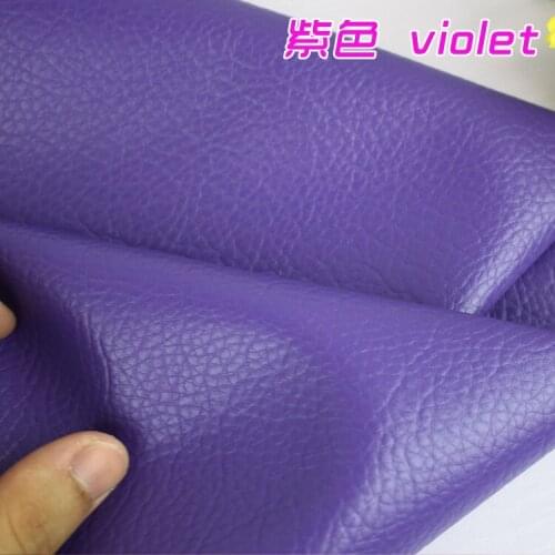 Violet Big Lychee Pattern PU Synthetic Leather Faux Leather Fabric Upholstery Car Interior Sofa Cover 54" Wide Per yard