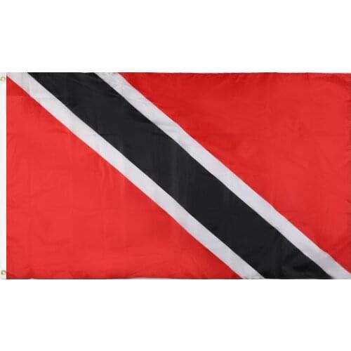 JiaHao 100% Polyester High Quality Wholesale Stock 3x5ft Trinidad and Tobago Flag