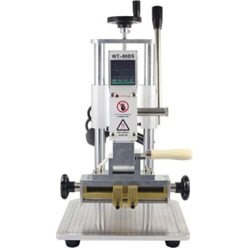 Small Bronzing Machine Multifunction Fast Replace Mold leather Phone Case Notebook LOGO Trademark Hot Pressing Branding Machine