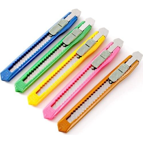 Stainless steel multifunctional art knife metal tool knife wallpaper knife hand knife office Art Stationery paper cutter