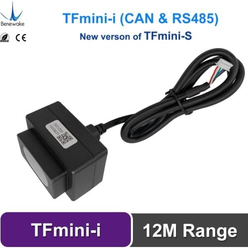 Benewake TFmini-i Lidar Range Finder Sensor Module TOF Single Point Micro Ranging CAN & RS485 0.1-12m (Upgrade Version of TFmini
