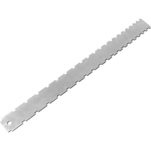 Guitar Luthier Measuring Tools Kit With String Action Guitar Radius Understring Straight Edge Notched Gauge Ruler Neck Rule Z5F8