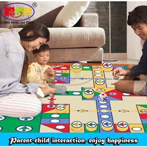 New game international flying chess carpet classic flying chess wisdom game outdoor travel camping family entertainment carpet