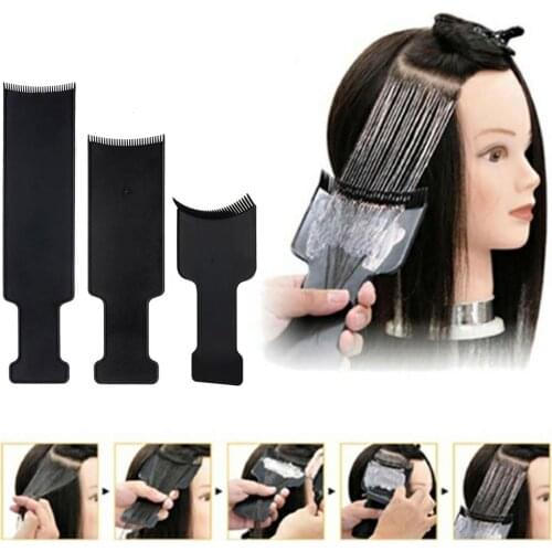 Hairdressing Salon Plastic Hair Coloring Dyeing Board Plate For Barber Hairdresser Design Hair Styling Tools Accessories