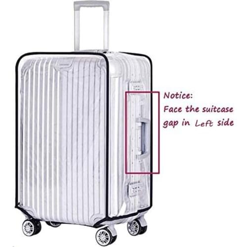 CPDD Clear PVC Suitcase Cover Rolling Luggage Cover Protector for Carry on Luggage