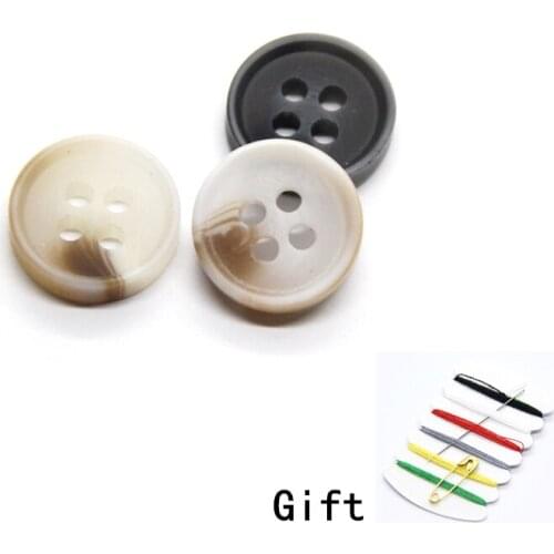 9/10/11mm Fashion Pattern Resin Shirt Buttons For Clothing Garment Coat Decorative Handmade DIY Sewing Accessories Wholesale