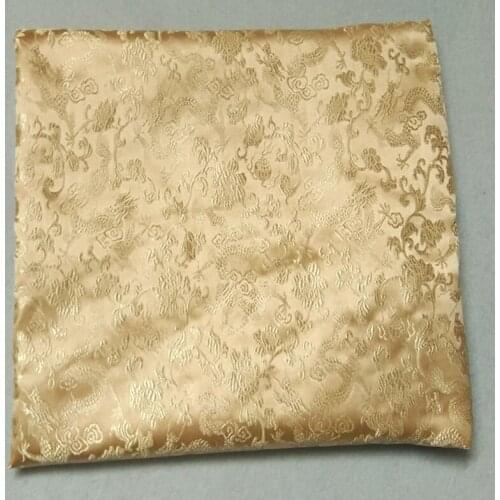 72cm Width Royal Champagne Gold Dragon Jacquard Apparel Dress Costume Animal patchwork fabric Upholstery Furnishing Materil