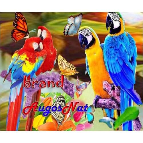 Animals diamond painting full parrot birds rhinestone embroidery mosaic art decor diamond dots poster wall paper diy craft gift