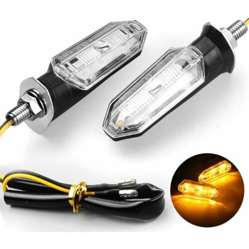 Portable Indicator Lamp for Motorcycle 2Pcs Turn Signal Flashers Refitting Accessories Indicator Lights Amber Lamp