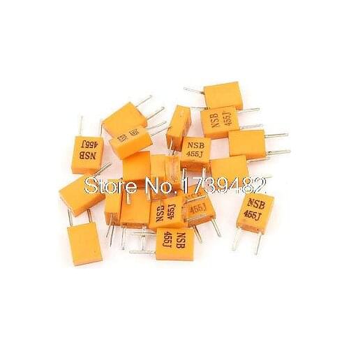 20 Pcs Radial Leaded NSB 455J 455KHz Ceramic Crystal Resonators Replacements
