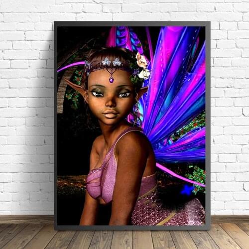 5d diy diamond embroidery Forest elves diamond painting full square cross stitch products diamond mosaic cartoon fairy girl A181