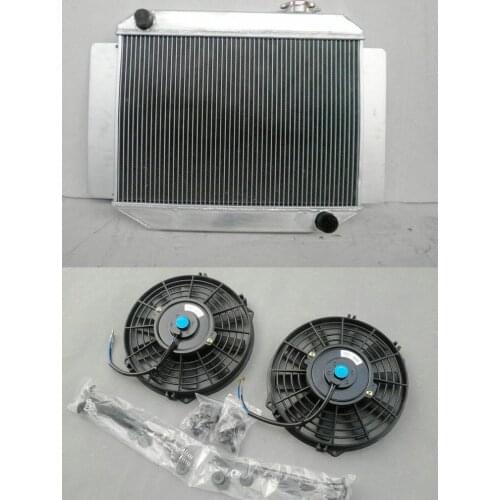 High Performance Aluminum Radiator + Fan For HOLDEN Kingswood HD HR HK HT HG 6cy MT 1966-1970 66 67 68 69 70