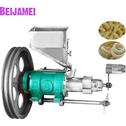 BEIJAMEI commercial puffed rice machine industrial puffing rice making machine corn puff snack extruder for sale