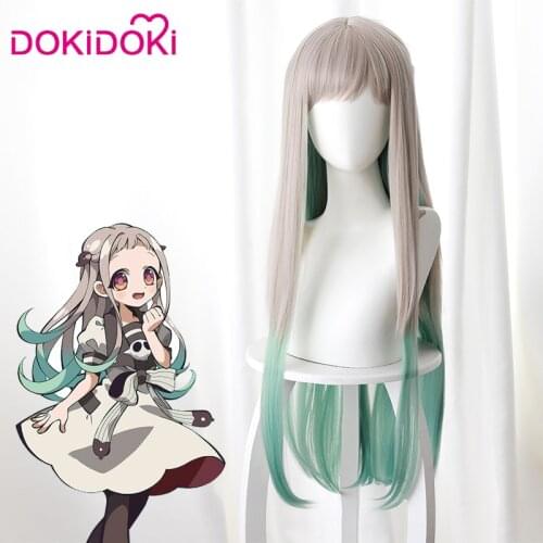 Dokidoki Anime Jibaku Shounen Hanako kun Cosplay Wigs Nene Yashiro Wig Long Straight Hairs Nene Yashiro Wig