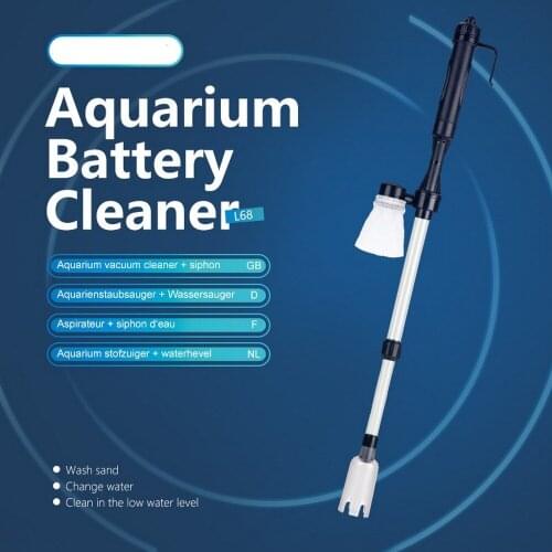Electric Aquarium Gravel Cleaner Automatic Water Filter Washer Siphon Vacuum Water Pump Fish Tank Aquarium Cleaner Accessories