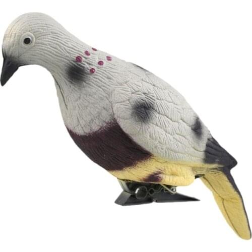 Eva Foam Dove Simulation Bait 3D Pigeon Target Field Hunting Simulation Decoy Archery Target for Outdoor