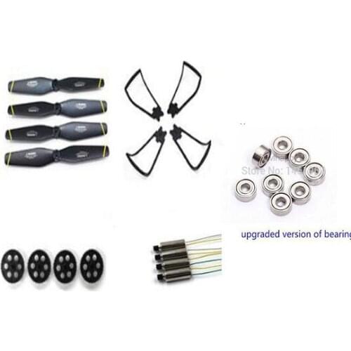 SG700 Rc Drone Quadrocopter Spare Parts motor blade Main gear Propeller Guard Ring bearing set