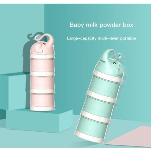 Baby Food Storage Infant Milk Powder Box Portable Out Large-capacity Sub-packing Storage Tank Sealed Milk Kids Solid Feeding