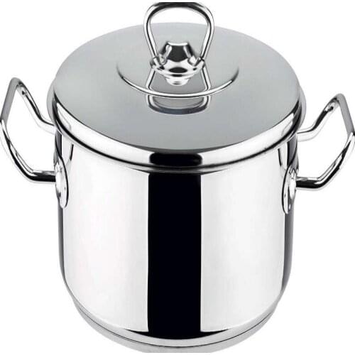 Cookware Stainless Steel 22/12 4,3 Lt Turkish Made 18/10 Cr-Ni