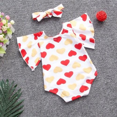 Summer Baby Girls Dresses 0-6Y Toddler Baby Clothes Love Pattern Cute Dresses Fashion Sisters Family Pack