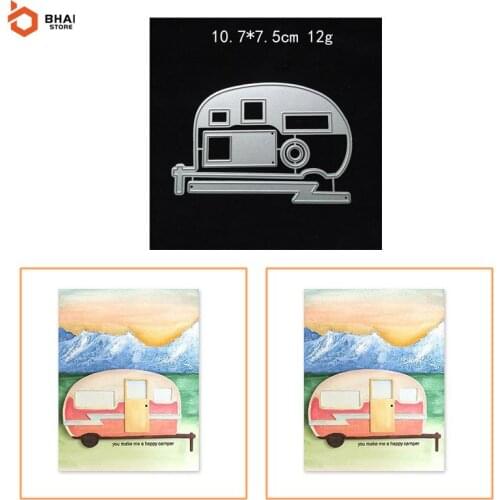 Cartoon Car Metal Cutting Dies Scrapbook Paper Card DIY Embossing Decoration Stencil Blade Punch Crafts Dies 2021 New