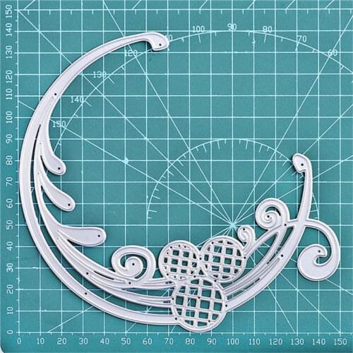 YaMinSanNiO Crescent Dies New Moon Metal Cutting Dies DIY Etched Dies Craft Paper Card Making Scrapbooking Embossing 2019 Xmas
