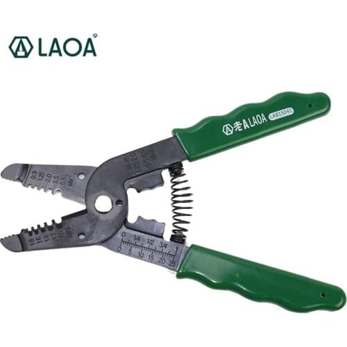LAOA 7 in 1 Multifunctional Automatic Strippers Wire Stripping Wire Crimping Pliers Electrical Terminal Pliers