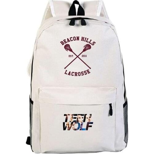 Teen Wolf Backpack Fashion Women Backpack College Female School Bagpack Teen Wolf Harajuku Travel Shoulder Bags For Teenage Girl