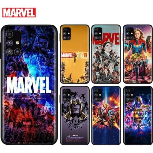 Marvel Avengers Assemble For Samsung Note 20 10 9 8 Ultra lite Plus Pro F62 M62 M60 M40 M31S M21 M20 M10S Soft Phone Case