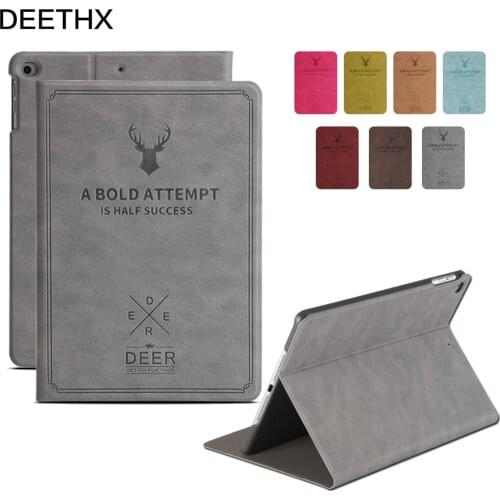 New case For iPad air 2 2014 Release model A1566 A1567 case Retro series of protective cover Smart sleep wake up stand shell