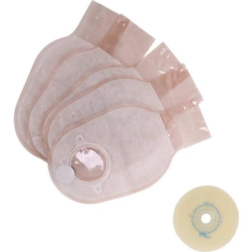 Adult Diapers Adjustable Colostomy Bags One‑Piece Disposable Ostomy Bag for Colostomy Ileostomy Stoma Care Incontinence