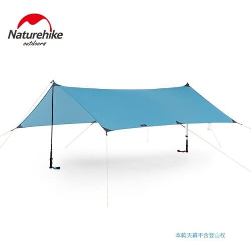 Naturehike Ultralight Tarp Outdoor Camping Survival Sun Shelter Shade Awning Silver Coating Pergola Waterproof Beach Tent