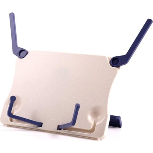 Portable Book Holder Shelf Reading Stand Books Document Recipe Shelf Folding Cookbook Tablet Holder Organizer Rest Rack