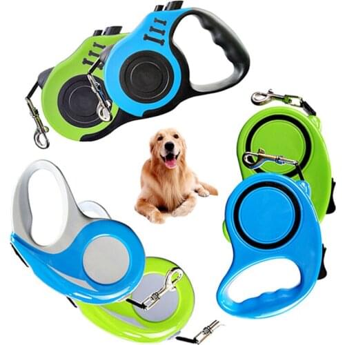 Retractable Dog Leash Durable Lead For Dogs Cats Nylon Puppy Walking Running Rope For Small Medium Dog 3M/5M Automatic Leash