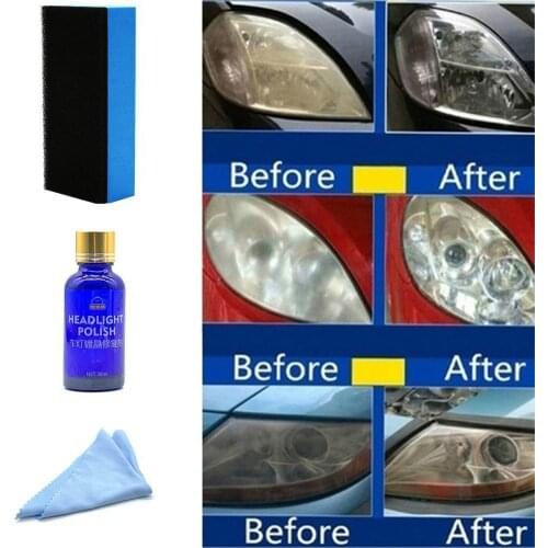Automobile Headlight Renovate Coat Solution Repair Kit Oxidation Rearview Coating Headlight Polishing Anti-scratch Liquid Tools