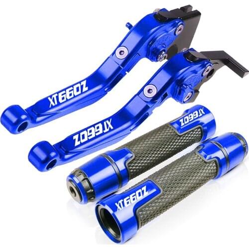 For YAMAHA XT660Z XT660 X R 2004-2017 2016 2015 2013 2012 2011 2010 2009 Motorcycle Brake Clutch Levers Handlebar Handle Grips