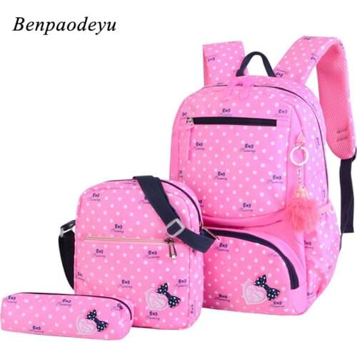 2021 New Girls Backpack Children School Bags Lightweight Waterproof Kids Backpack Large Capacity Fashion Printing Schoolbags