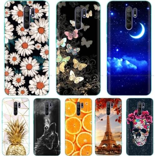 Silicone Case For Redmi 9 Cover Shockproof Soft TPU Fashion Cute Case Coque For Xiaomi Redmi 9 Case Redmi9 Bumper Coque Funda