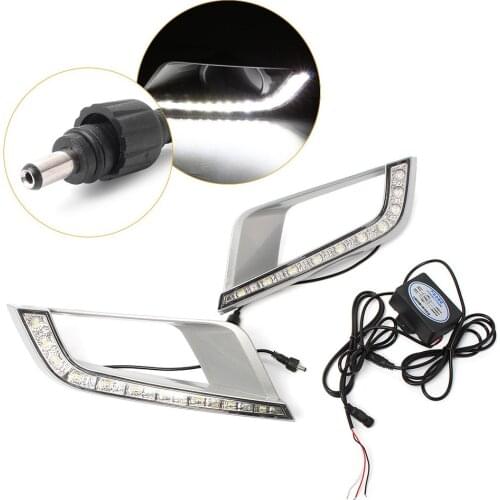 LED DRL Daytime Running Light Fog Driving Lamps For Ford Ranger 2015-2016 1Pair