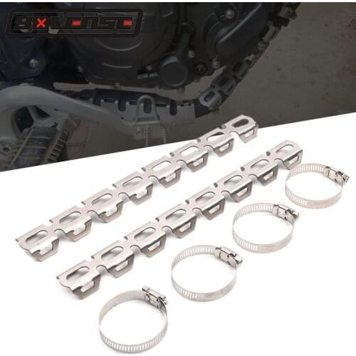 For BMW R1200GS ADV F800GS F700GS F650GS F800GT Exhaust Heat Shield Motorcycle Muffler Pipe Heat Cover Heel Guard Protection