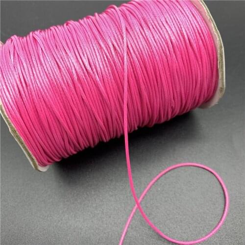 0.5mm 0.8mm 1mm 1.5mm 2mm Green Waxed Cotton Cord Rope Waxed Thread Cord String Strap Necklace Rope For Jewelry Making