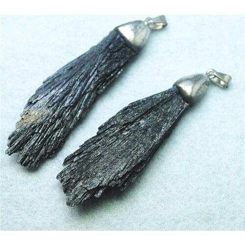 1PC Natural coal crystal mineL stone pendants selling by one piece nature BEADS size 30-40mm top selling beads accessory