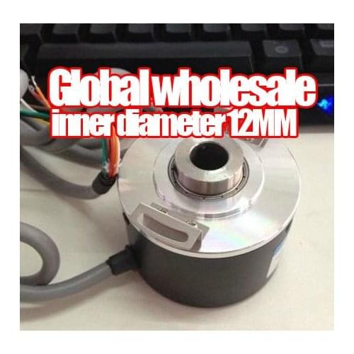 1pcs ZKT6012-001G-1024BZ3-5-24C hollow shaft encoder / inner diameter 12MM