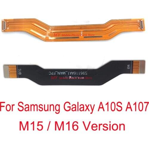 10 PCS Main Motherboard Connector LCD Display Flex Cable For Samsung Galaxy A10S A107 Main Board Flex M15 / M16 Version Part