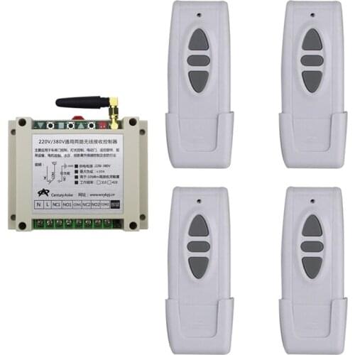 AC 220 V 250V 380V 2CH 30A Motor Remote Controller Switch Motor Forward Reverse Up Down , Receiver Transmitter ; 315/433Mhz