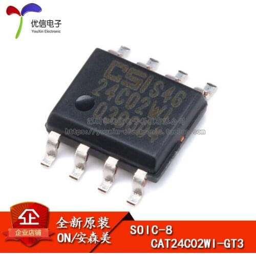 CAT24C02WI-GT3 SOIC-8 EEPROMs 2Kbit I2C