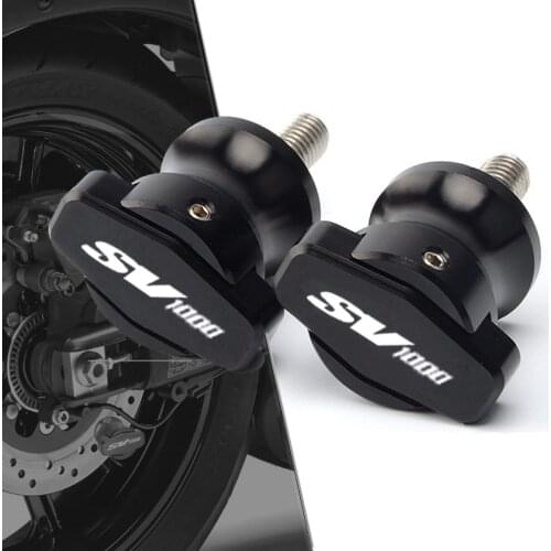 For SUZUKI SV1000 SV1000S SV 1000 1000S Motorcycle CNC Frame Stands 8MM Screws sliders Swingarm Spools Slider M8
