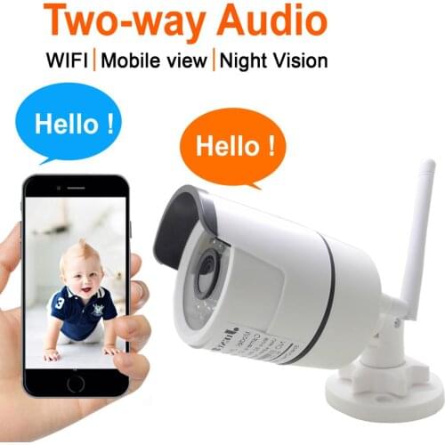 IP Camera Wifi Two-way Audio 720P 960P 1080P Cctv Wireless Security Outdoor Waterproof 2mp Mini HD Surveillance Infrared Speaker