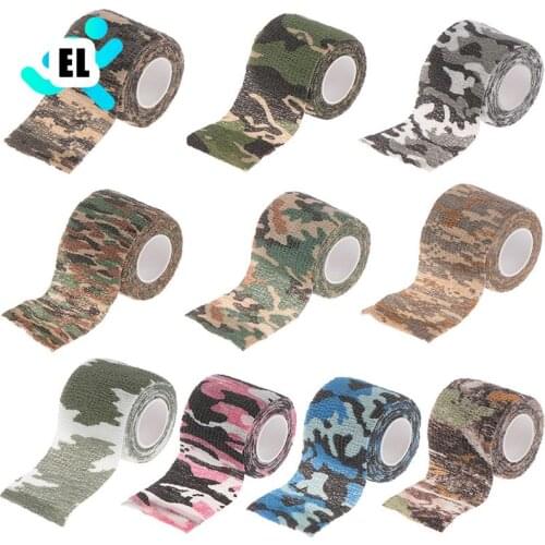 5CMx4.5M Camouflage Tape Outdoor Camo Gun Hunting Waterproof Camping Camouflage Stealth Duct Tape Camouflage Cycling Stickers